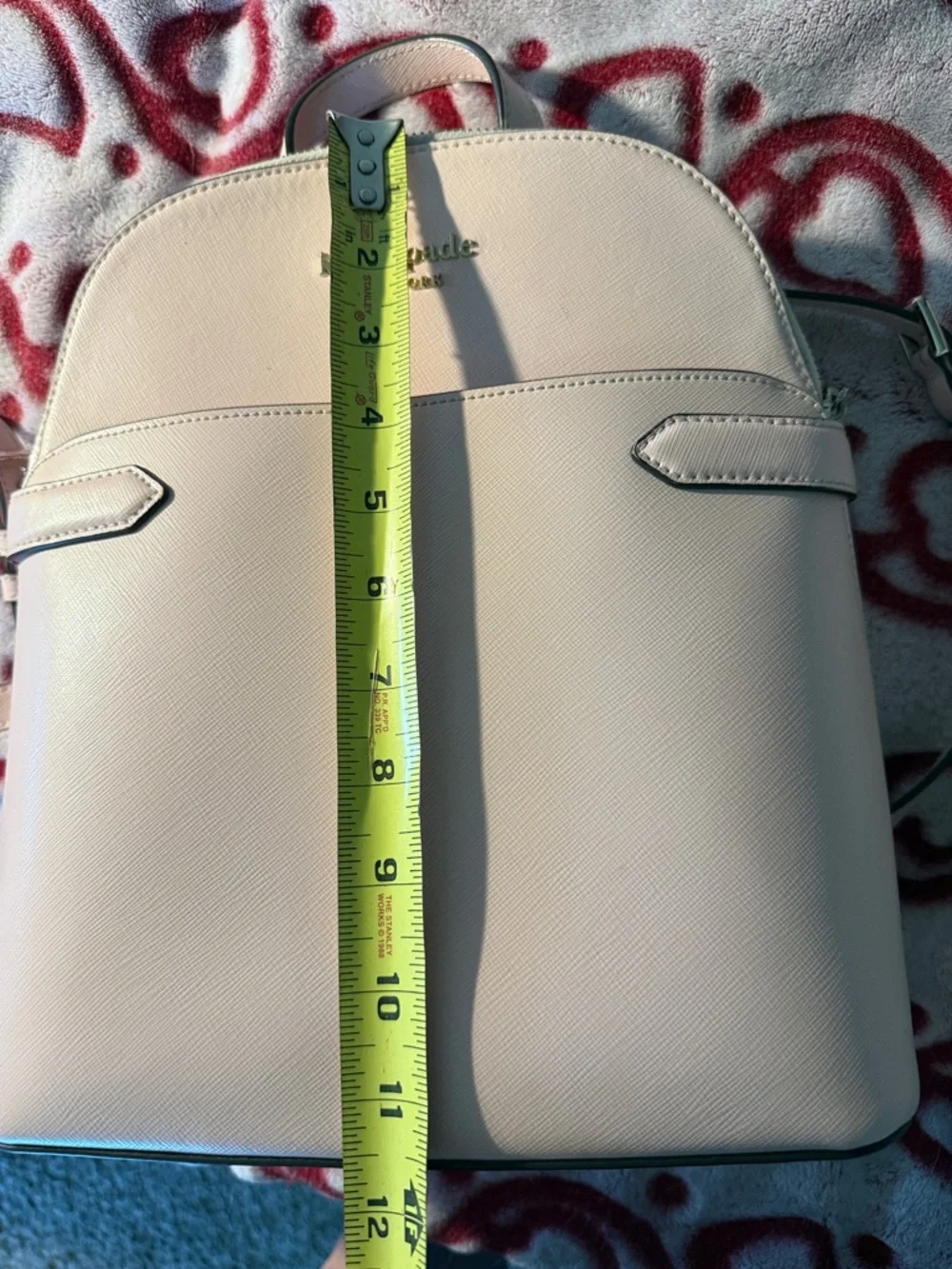 Kate Spade Pale Pink Saffiano Leather Backpack Excellent Condition - Picture 7 of 9